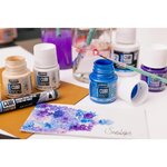 Marqueur Acrylique Setacolor Spécial Cuir Mat Satiné Extra Fine Jaune Fluo x 5 PÉBÉO