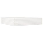 vidaXL Jardinière blanc 110x110x23 cm bois de pin massif