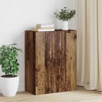 vidaXL Armoire suspendue Montage mural Bois ancien 69 5 x 34 x 90 cm