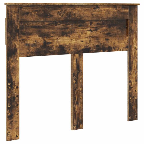 vidaXL Tête de lit Chêne fumé 120 cm Bois d'ingénierie