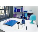 Chemise 3 rabats élastiques Max Capacité IDERAMA Carte pelliculée 425g Bleu EXACOMPTA