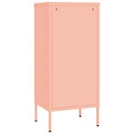vidaXL Armoire de rangement Rose 42 5x35x101 5 cm Acier