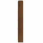 vidaXL Armoire à chaussures Chêne marron 59x17x150cm Bois d'ingénierie