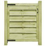 vidaXL Portillon Bois de pin imprégné 100x100 cm Vert