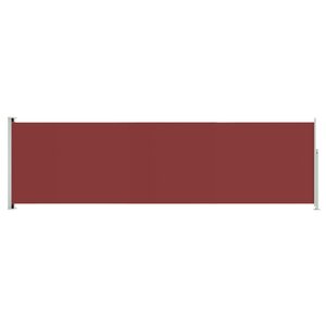 vidaXL Auvent latéral rétractable de patio 180x600 cm Rouge