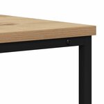 vidaXL Table console avec tiroir Chêne artisanal 100 x 40 x 75 cm