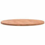 vidaXL Dessus de table Ø70x2 5 cm rond bois massif de hêtre