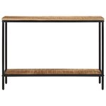 vidaXL Table console 100x35x70 cm bois de manguier massif brut