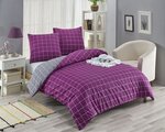 Parure de lit violette TRENDY 240 x 220 cm
