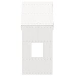 vidaXL Toit de lit pour enfants blanc 60x99x139 5cm bois de pin massif