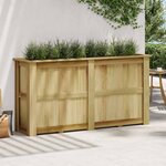 vidaXL Jardinière surélevée 196x50x100 cm Bois de pin imprégné