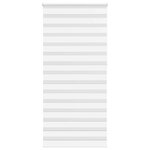 vidaXL Store zèbre blanc 95x230 cm largeur du tissu 90 9 cm polyester
