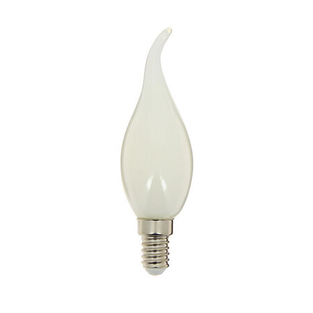 Ampoule à filament led flamme coup de vent  culot e14  4w cons. (40w eq.)  lumière blanche chaud