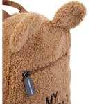 Childhome sac à dos pour enfants my first bag teddy beige