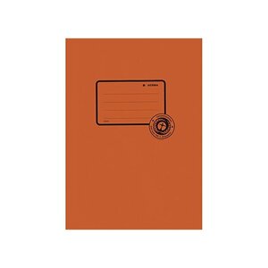Protège Cahier Papier Recyclé A5 Orange HERMA
