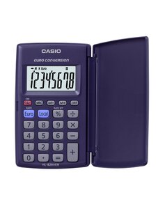 Calculatrice de poche étui rigide conversion euro 8 chiffres HL820VER CASIO