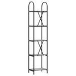 vidaXL Étagère Sonoma gris 40 x 30 x 183 cm Bois d'ingénierie