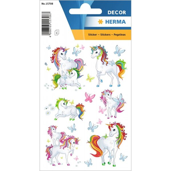 HERMA Autocollants DECOR  Unicorn Best Friends