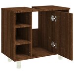 vidaXL Armoire de bain Chêne marron 60x32x53 5 cm Bois d'ingénierie