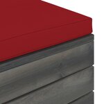 Vidaxl salon de jardin palette 12 pièces avec coussins bois de pin massif
