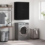 vidaXL Armoire murale noir 69 5x34x90 cm bois d'ingénierie