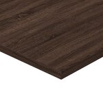 vidaXL Étagères murales 4 Pièces chêne marron 60x40x1 5cm bois ingénierie