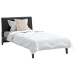 vidaXL Duvet d'été simple avec oreiller 2 Pièces Blanc Microfibre