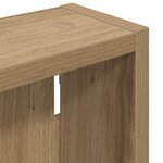 vidaXL Armoire murale de salle de bain Chêne artisan 30 x 10 x 60 5 cm