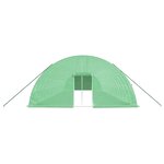 vidaXL Serre avec cadre en acier vert 108 m² 18x6x2 85 m