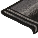 Vidaxl tapis d'escalier autoadhésifs 10 pièces 65x25 cm noir et gris
