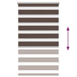 Store enrouleur tamisant 90 x 150 cm marron