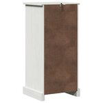 vidaXL Cabinet de salle de bain Blanc antique 37 x 34 x 80 cm