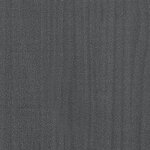 vidaXL Table basse gris 75x50x33 5 cm bois de pin massif