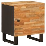 vidaXL Cabinet de chevet Marron 40 x 33 x 46 cm Bois de mangue massif