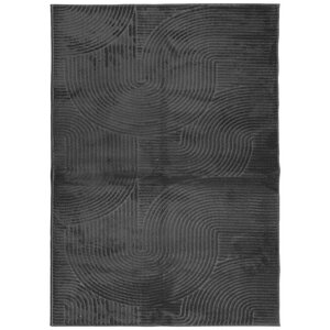 vidaXL Tapis IZA poils courts style scandinave anthracite 200x280 cm