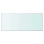 vidaXL Panneau pour étagère Verre transparent 70 x 30 cm