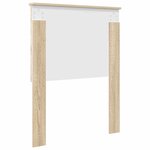 vidaXL Tête de lit Chêne Sonoma 75 cm Bois d'ingénierie