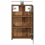 vidaXL Armoire Miroir de Salle de Bain Bois ancien 30 x 10 5 x 50 cm