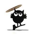 Porte-spirales d'encens - chou le hibou noir