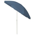 vidaXL Parasol de plage Bleu 240 cm