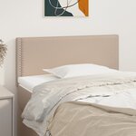 vidaXL Tête de lit Cappuccino 90x5x78/88 cm Similicuir