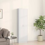 vidaXL Armoire avec étagère Blanc 55 x 25 x 189 cm Bois d'ingénierie