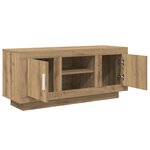 vidaXL Meuble TV Chêne artisanal 102 x 35 x 45 cm Bois d'ingénierie