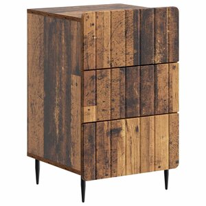 vidaXL Cabinet de chevet Bois ancien 43 x 41 x 68 cm Bois d'ingénierie