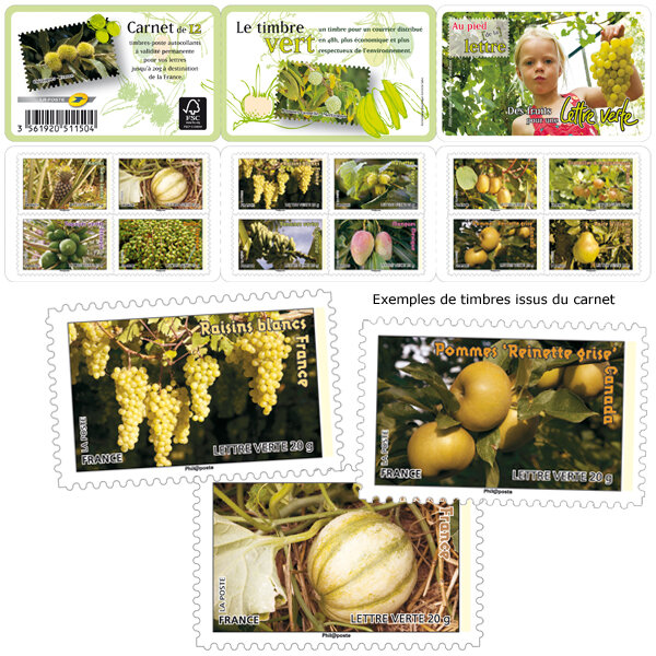 Carnet - Des fruits pour une Lettre Verte