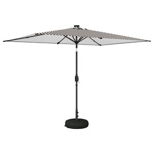 vidaXL Parasol de jardin avec lampes LED 200 x 300 cm Polyester