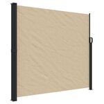 vidaXL Auvent latéral rétractable beige 180x600 cm