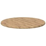 vidaXL Plateau de table chêne artisanal 50 x 50 x 1.5 cm