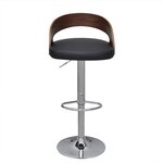 vidaXL Tabourets de bar lot de 2 bois courbé
