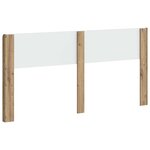 vidaXL Tête de lit Chêne artisanal PB
